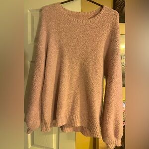 UGG Large Light Pink Fuzzy Warm Top
